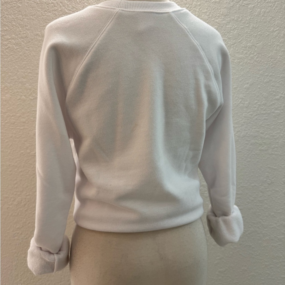 Walt Disney Oversized Sweater Unisex White Black Red Mickey Mouse Disneyland XS‎ - Picture 7 of 13